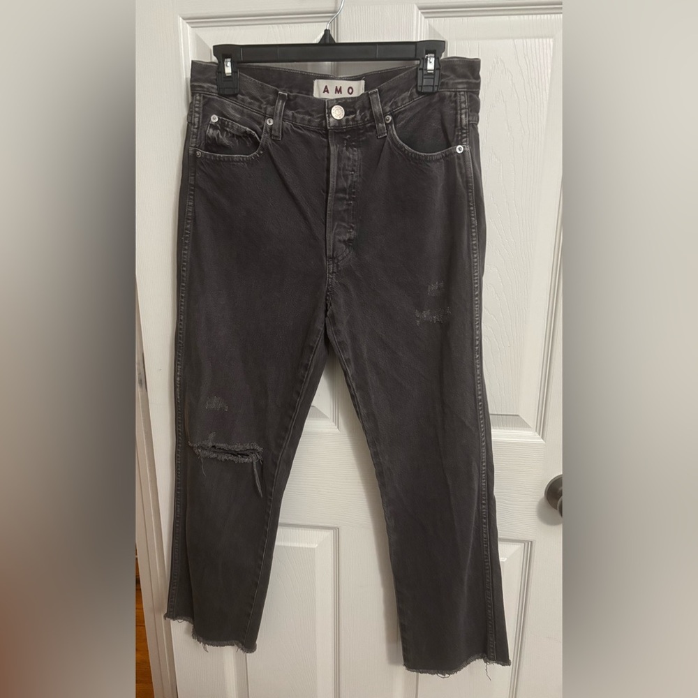 AMO | Loverboy Washed Black with Destroy Cotton Sz 28